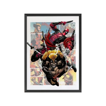 تابلو کمیک ددپول و ولورین Deadpool & Wolverine Comic تابلو کمیک ددپول و ولورین Deadpool & Wolverine Comic