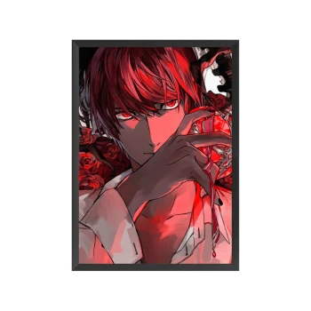 تابلو لایت یاگامی انیمه دفتر مرگ Death Note تابلو لایت یاگامی انیمه دفتر مرگ Death Note